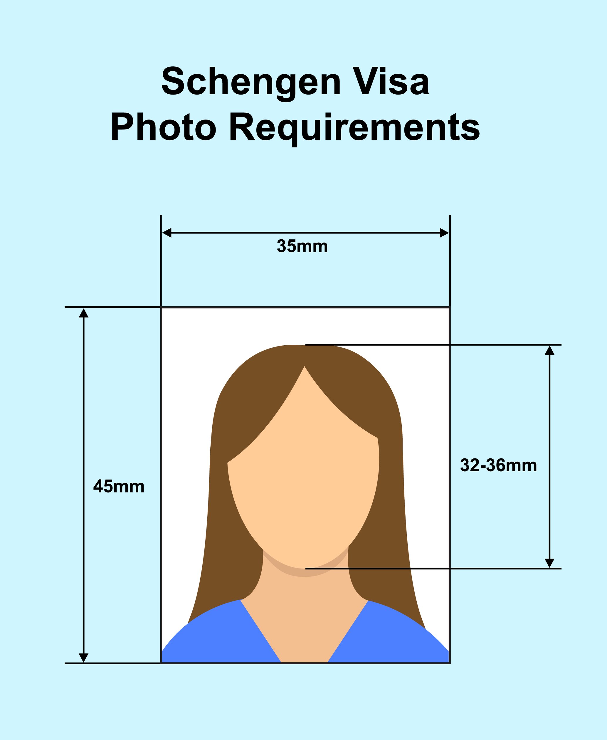 Schengen Visa Photo Requirements | Photo Specifications